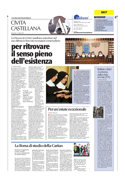 Avvenire - pagina diocesana del 13/07/2014